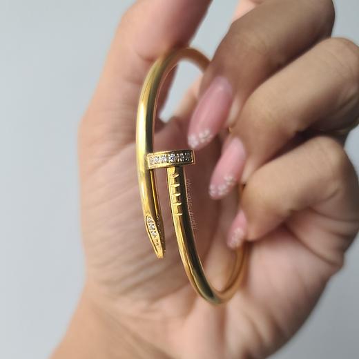 Diamond Drill Luxe Nail Bracelet