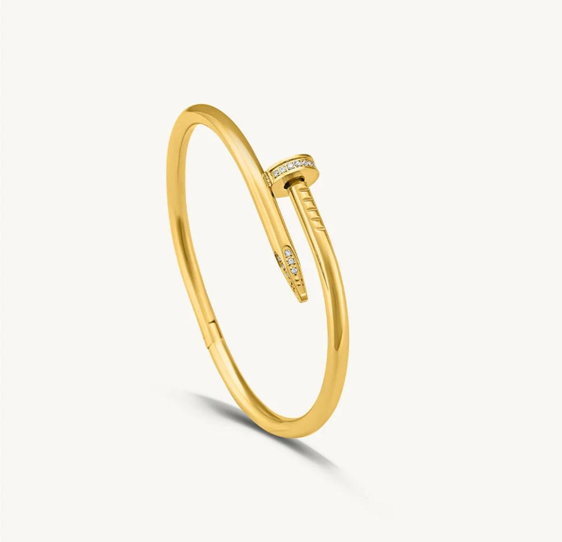 Diamond Drill Luxe Nail Bracelet