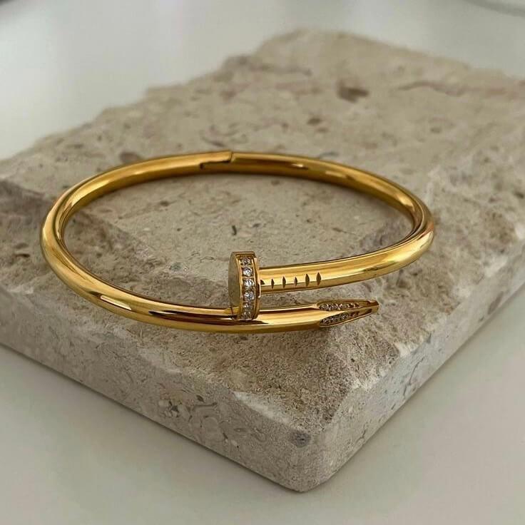 Diamond Drill Luxe Nail Bracelet