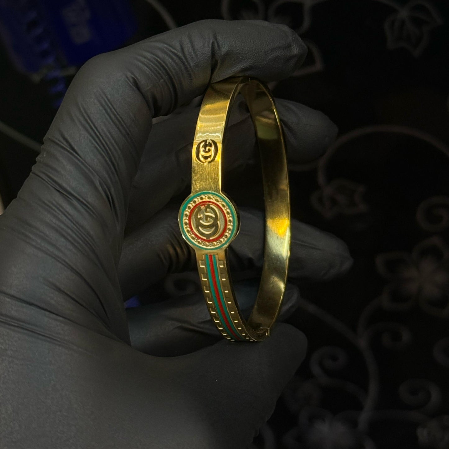 Elegant Gucci Inspired Gold Bangle Bracelet