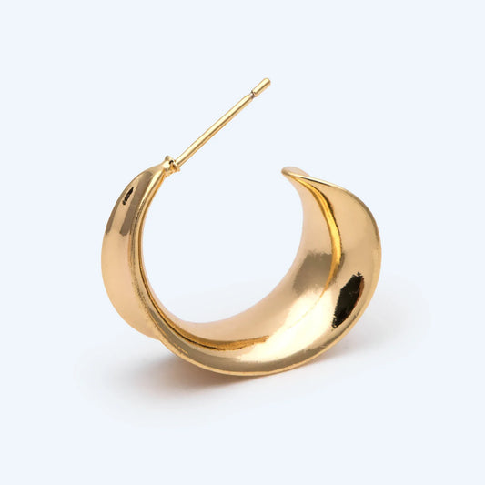 Minimalist C Shape Stud Earring