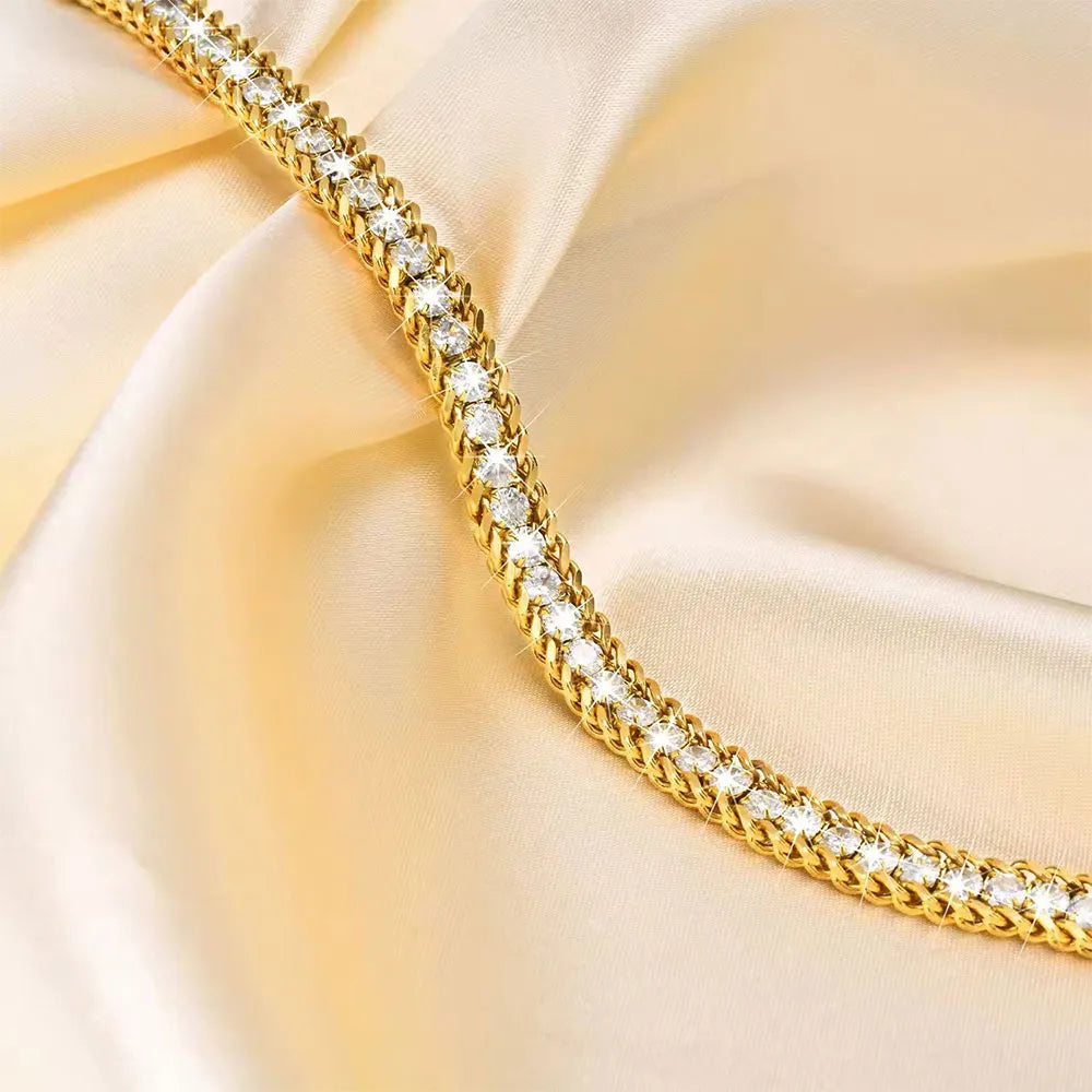 Minimalist Dainty Drops Bracelet Stainless Steel B101