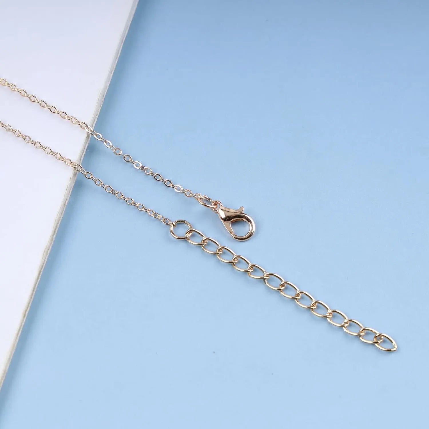 Y Shape Pendant Gold Wing Choker Necklace Teardrop Chain